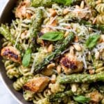 Grilled Chicken and Asparagus Pesto Pasta Recipe