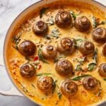 Tuscan Butter Mushrooms Recipe