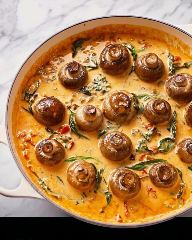 Tuscan Butter Mushrooms Recipe