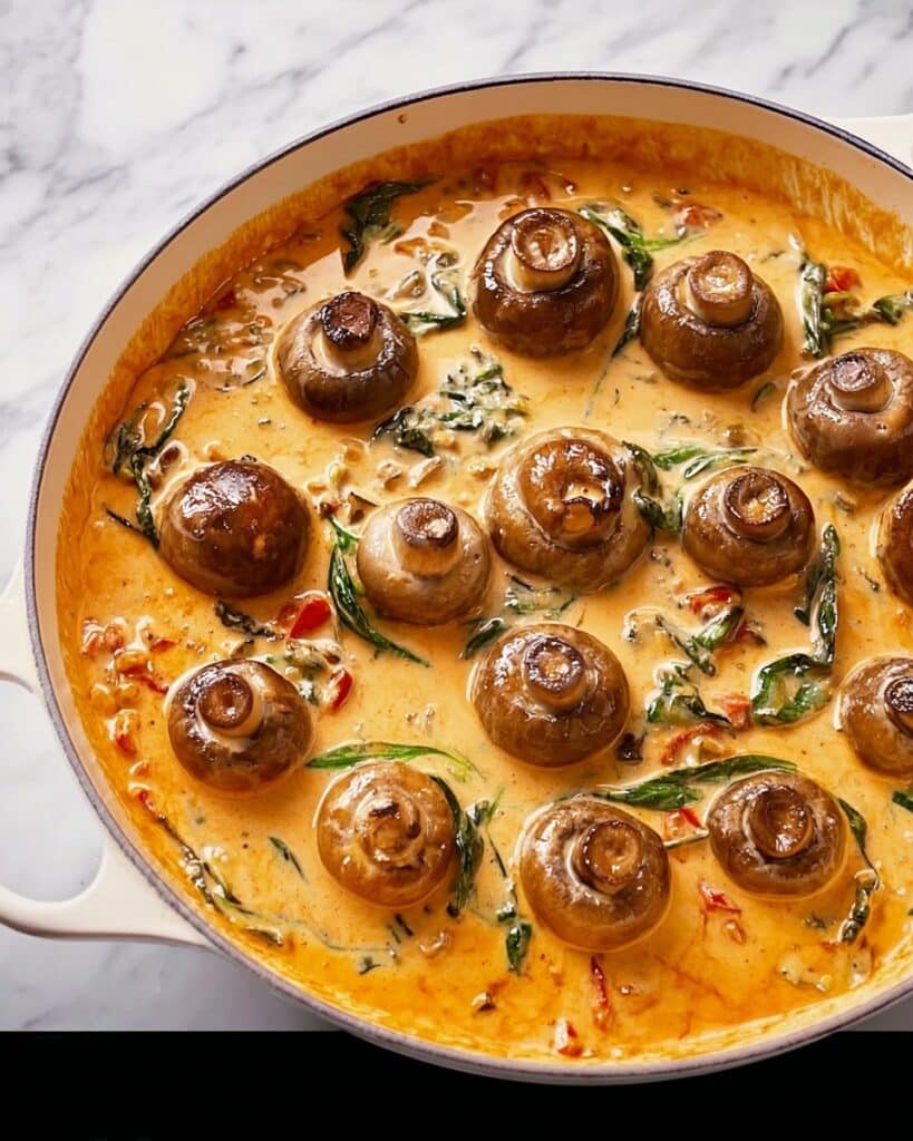 Tuscan Butter Mushrooms Recipe