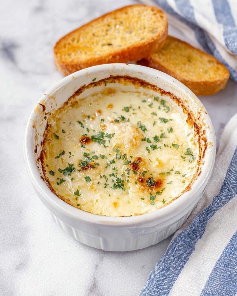 Shirred Eggs with Chives and Parmesan Recipe