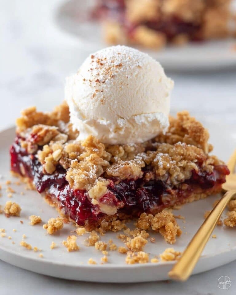 Oatmeal Jam Bars Recipe