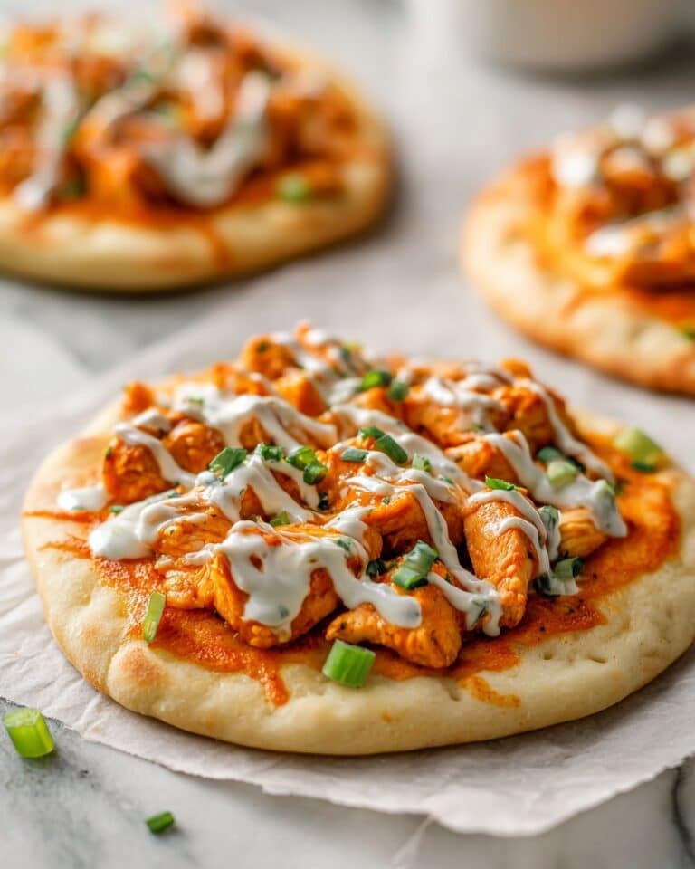 Buffalo Chicken Flatbread Recipe