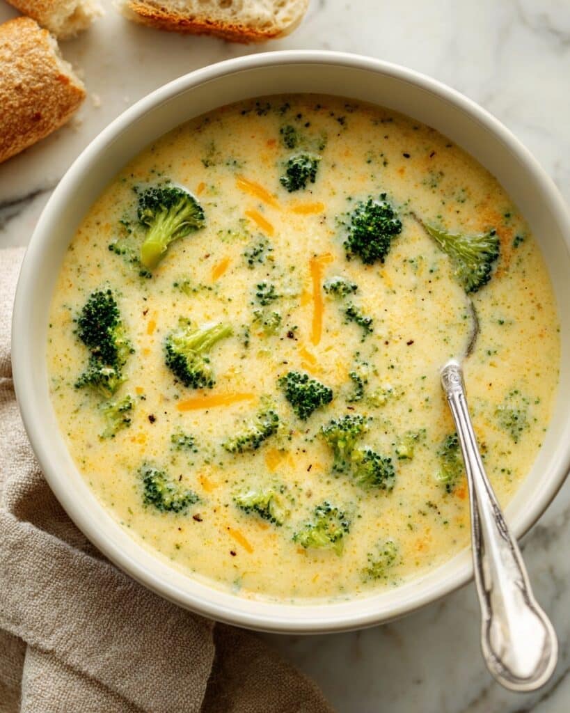Instant Pot Broccoli Cheddar Soup Recipe