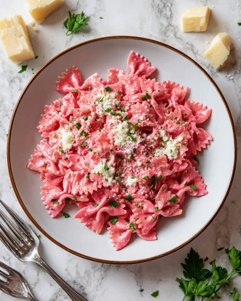 Quick & Easy Creamy Beet Pasta Recipe