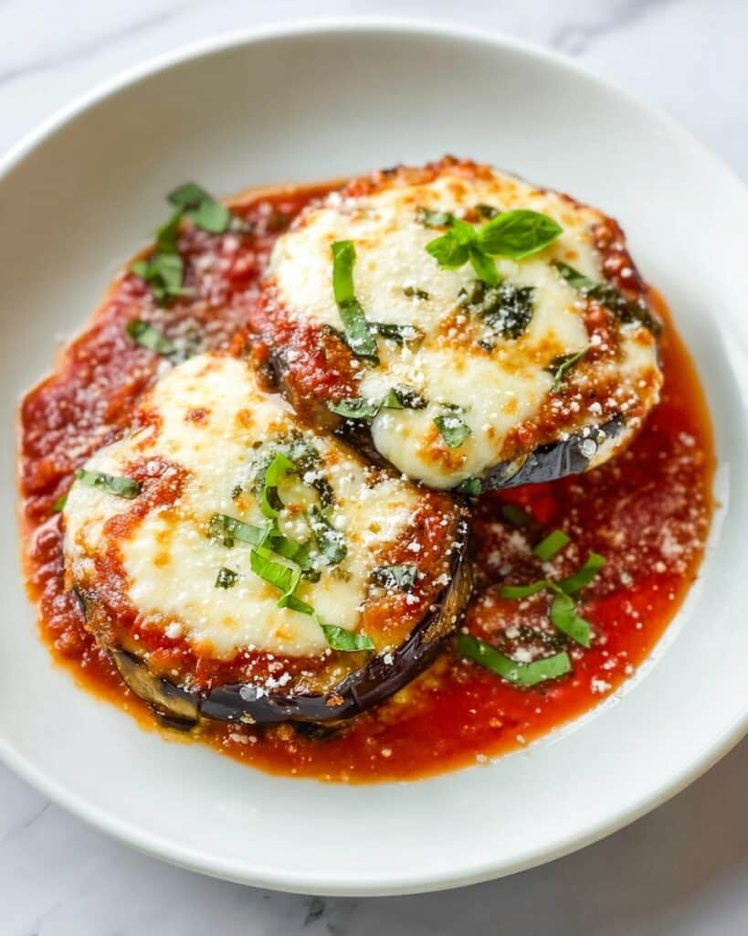 Healthy Air Fryer Eggplant Parmesan Recipe