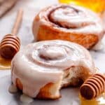 Glazed Homemade Honey Buns Recipe
