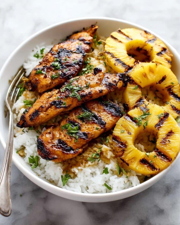 Hawaiian Chicken with Coconut Rice Recipe