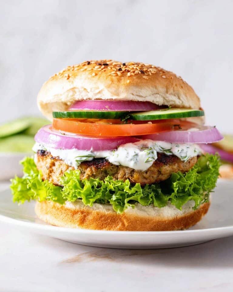 Greek Feta Turkey Burgers Recipe