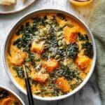 Butternut Squash, Kale, and White Bean Soup Recipe