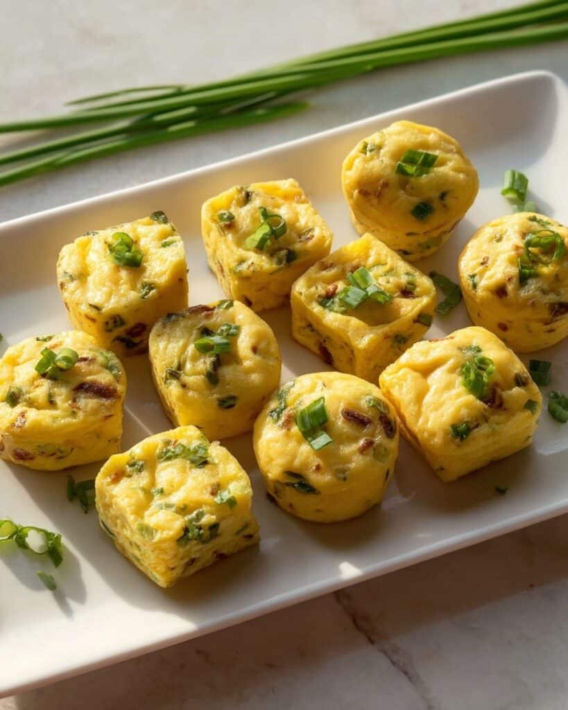 Copycat Starbucks Potato Cheddar and Chives Baked Egg Bites Recipe