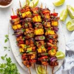 Grilled Pineapple & Tofu Kebabs Recipe