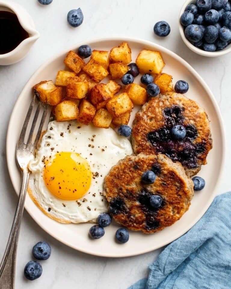 Maple Blueberry Turkey Sausage Breakfast Patties Recipe