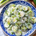 Creamy Cucumber Salad Recipe