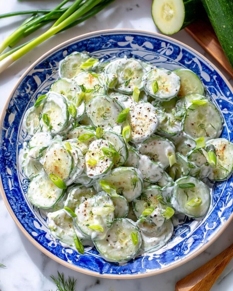 Creamy Cucumber Salad Recipe