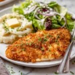 Air Fryer Parmesan Crusted Tilapia Recipe