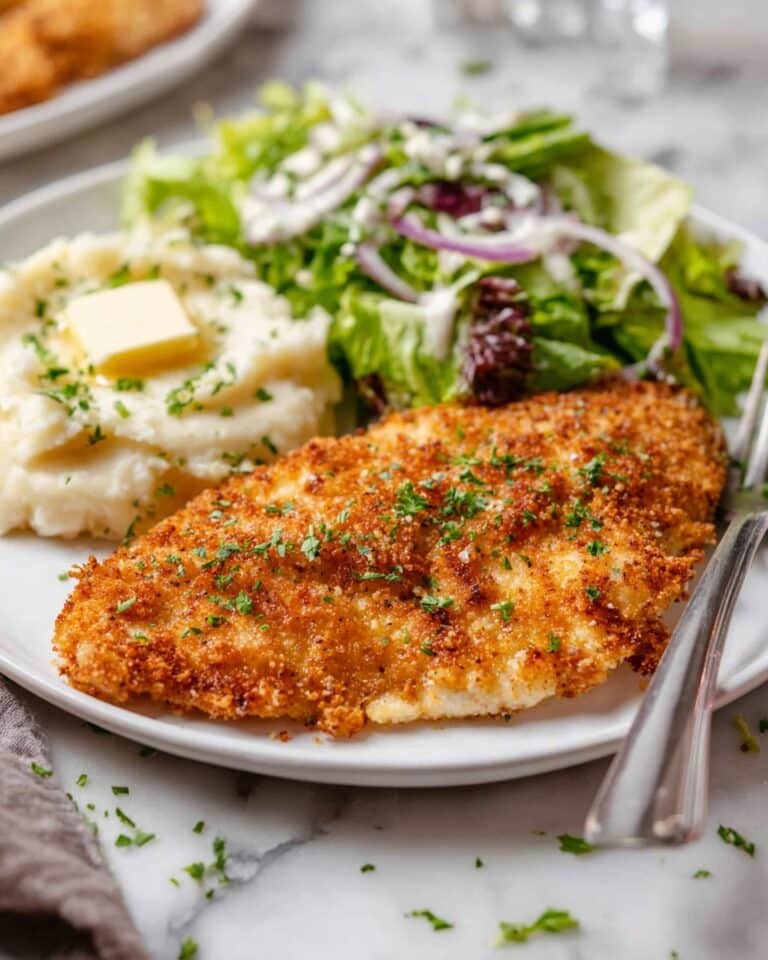 Air Fryer Parmesan Crusted Tilapia Recipe