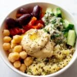 5-Minute Mediterranean Bowl – Healthy Lunch Meal Prep Recipe