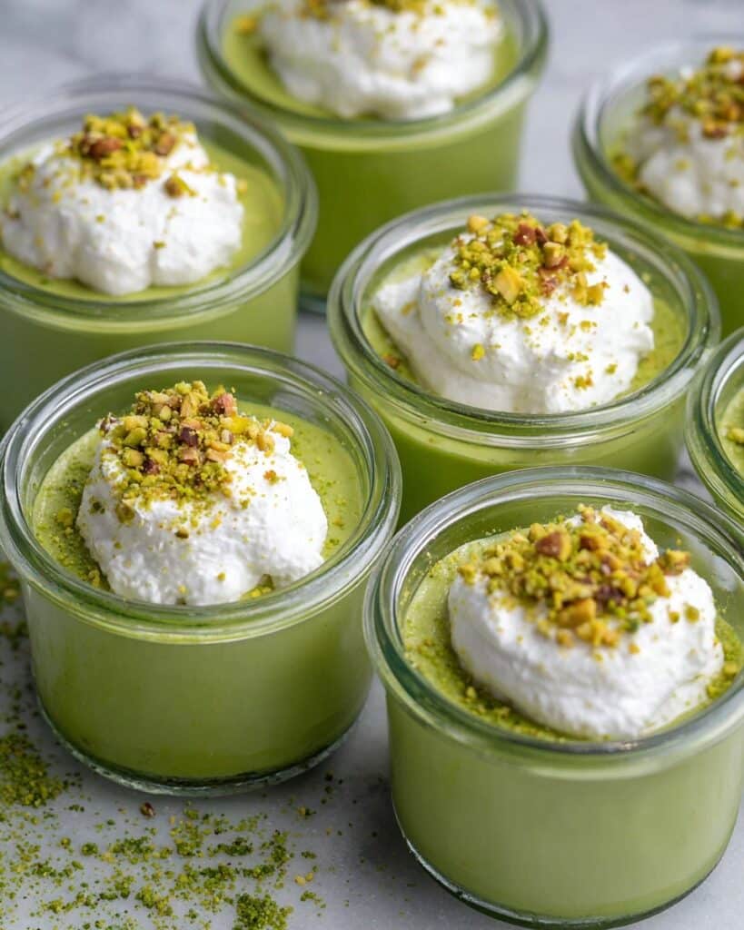 Easy Matcha Pudding (4 Ingredients) Recipe