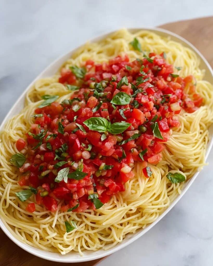Bruschetta Pasta Salad Recipe