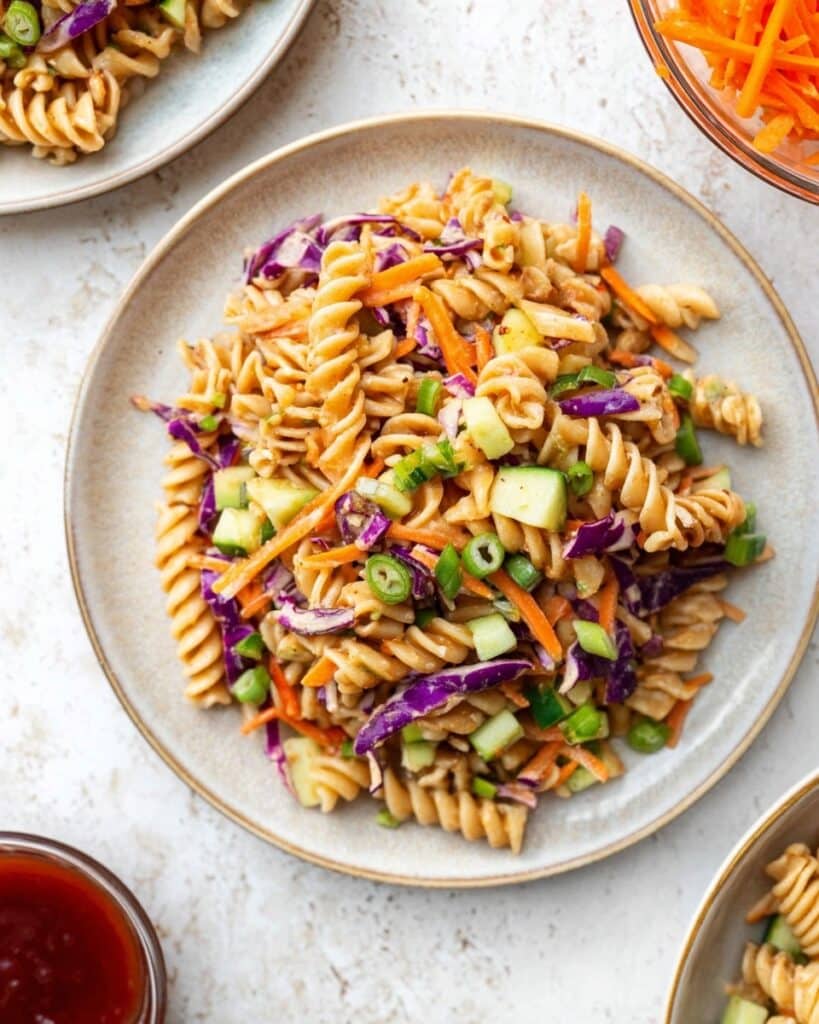 Protein Packed Thai Pasta Salad Recipe