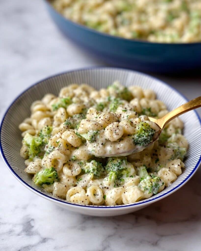 Cheesy and Creamy Broccoli Pasta Recipe