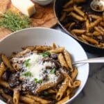 Creamy Balsamic Mushroom Pasta Recipe