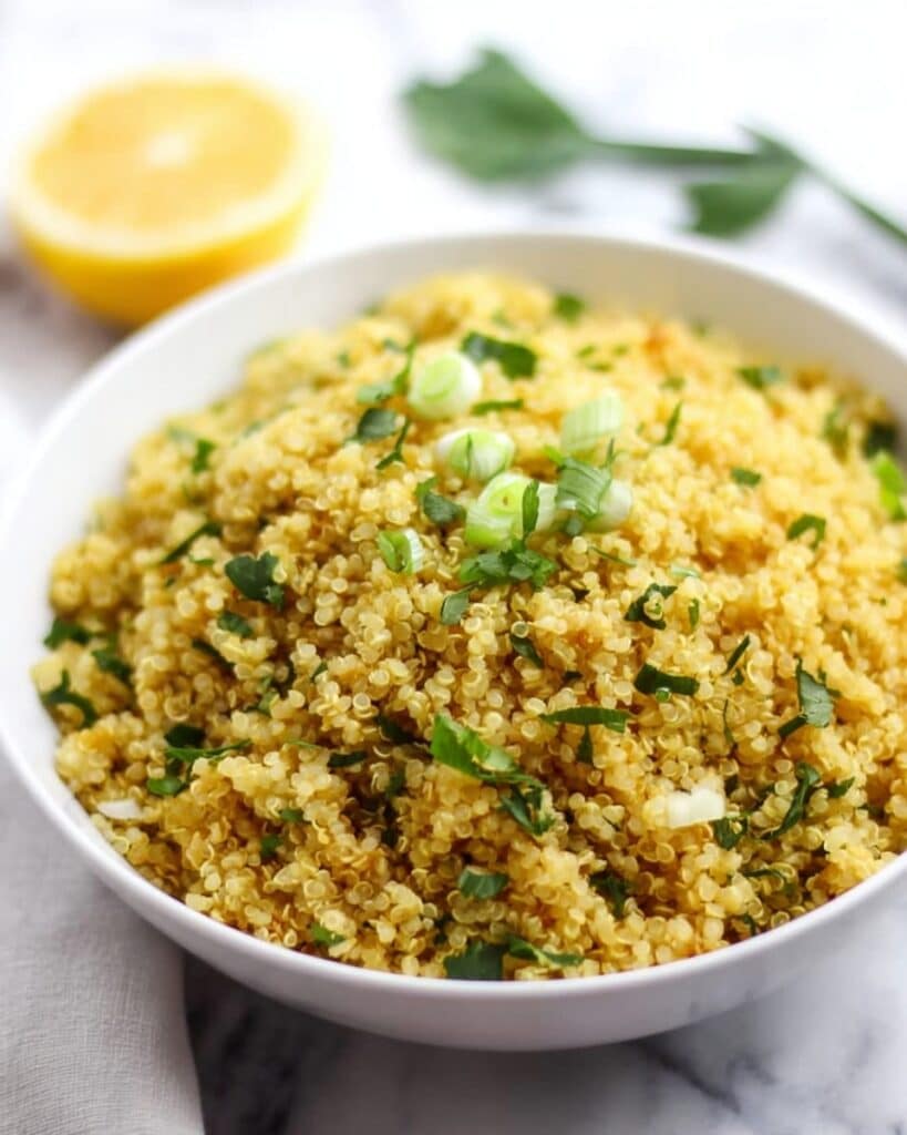 5-Ingredient Lemon Turmeric Quinoa Recipe