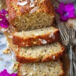 Hawaiian Banana Bread with Pineapple, Coconut & Macadamia Nuts Recipe