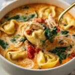 Creamy Chicken Tortellini Soup Recipe