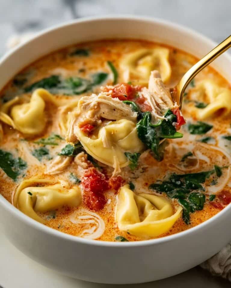 Creamy Chicken Tortellini Soup Recipe