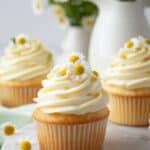 Chamomile Cupcakes with Honey Buttercream Frosting Recipe