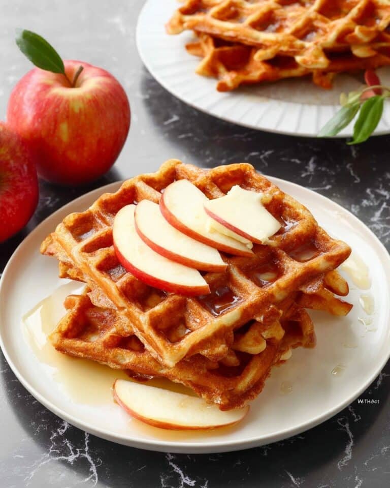 Easy Apple Waffles Recipe