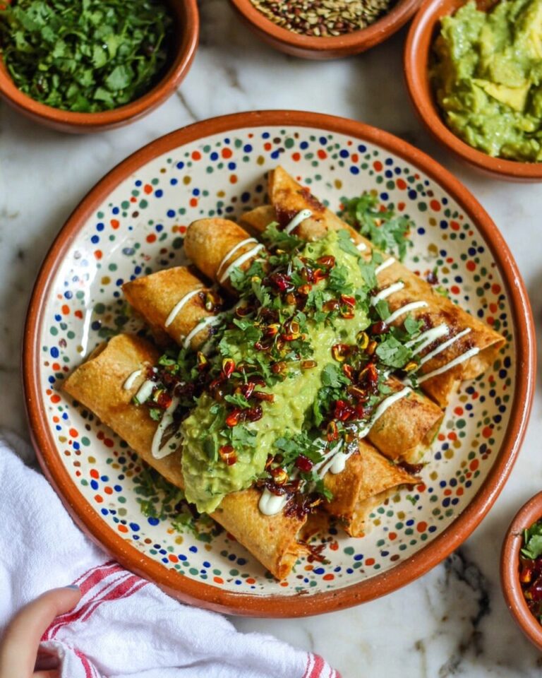 Black Bean Flautas Recipe