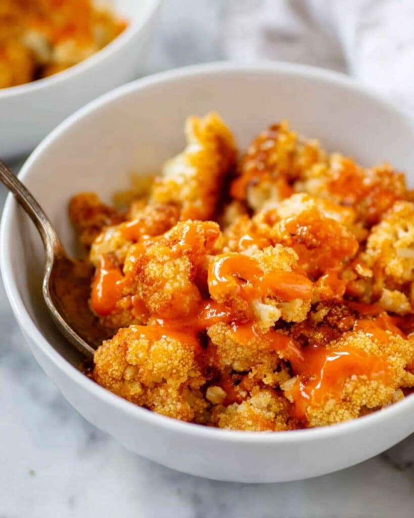 5-Ingredient Buffalo Cauliflower Quinoa Casserole Recipe