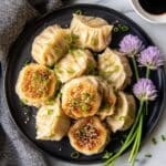 Mushroom Dumplings with Honey Teriyaki Dipping Sauce Recipe