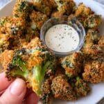 Crispy Cheese Baked Broccoli Recipe