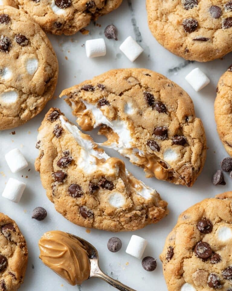 Peanut Butter Marshmallow Cookies Recipe