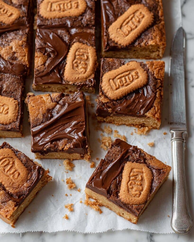 Brown Butter Biscoff Blondies Recipe