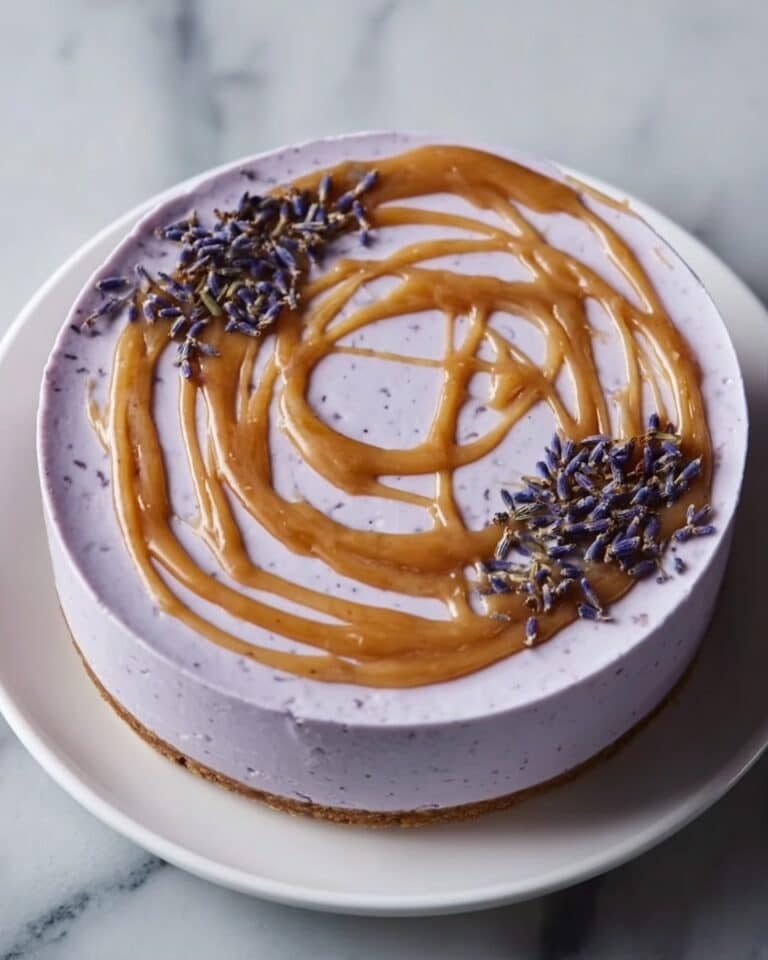 Honey Lavender Cheesecake: A No-Bake Floral Delight Recipe