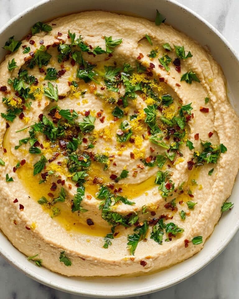 Lemon Garlic White Bean Dip Recipe