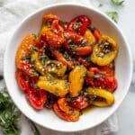 Roasted Mini Bell Peppers with Balsamic and Garlic Recipe