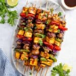Grilled Pineapple & Tofu Kebabs Recipe