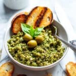 10-Minute Green Olive Tapenade Recipe