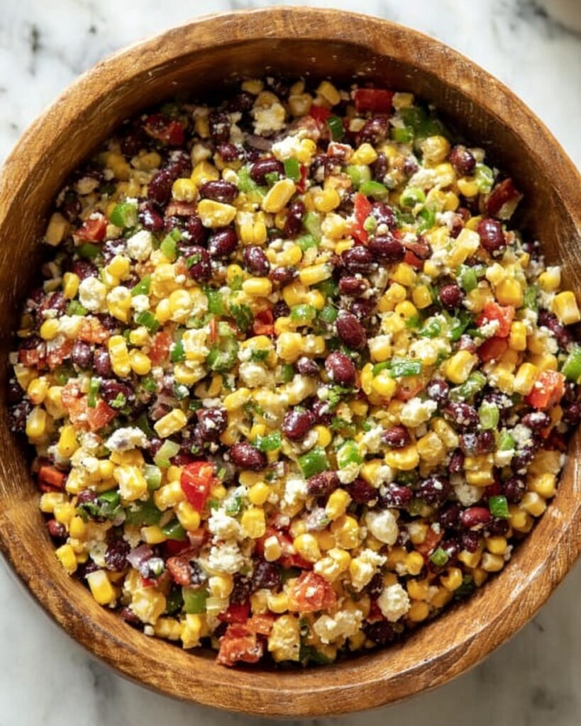Black Bean and Corn Dip with Feta Recipe