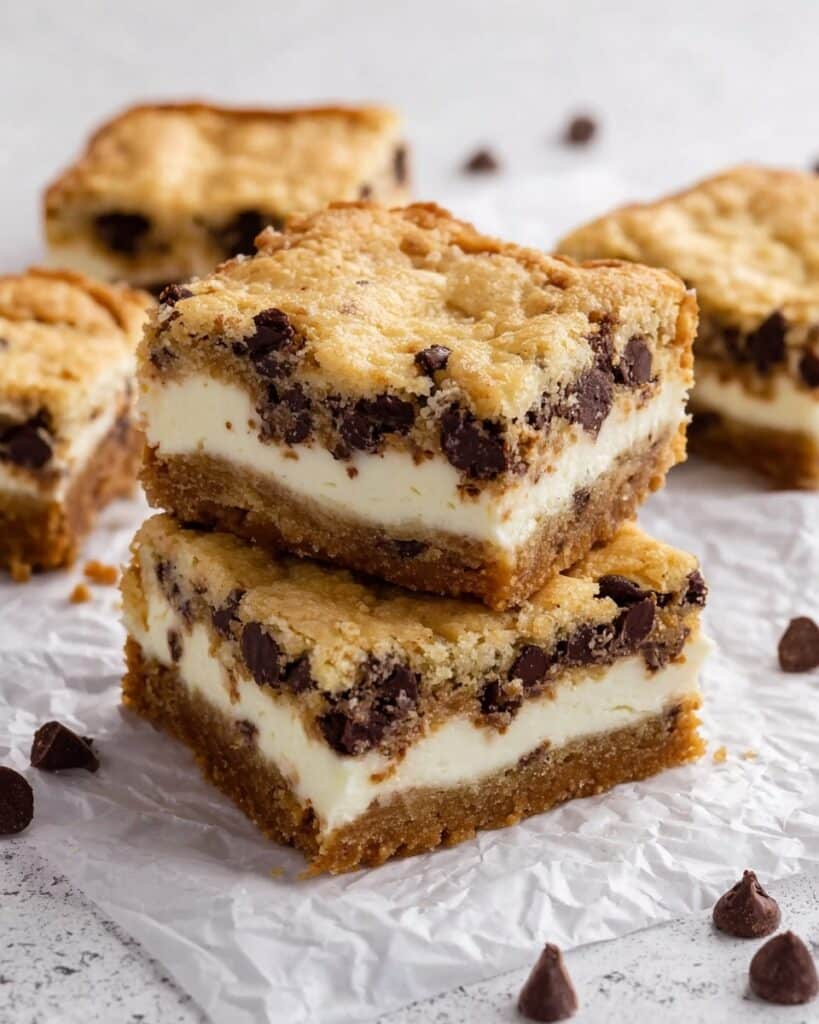Chocolate Chip Cheesecake Bars Recipe