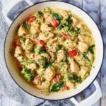 Garlic Chicken with Broccoli and Spinach (20 Minute Recipe) Recipe