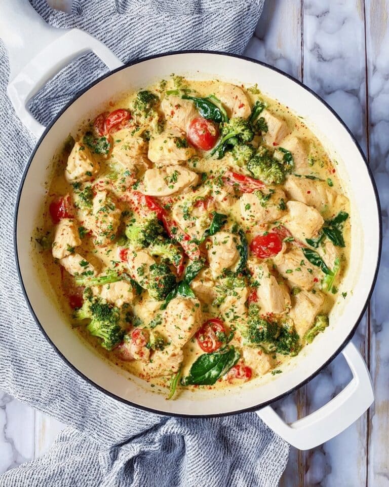 Garlic Chicken with Broccoli and Spinach (20 Minute Recipe) Recipe