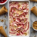 Easy No Churn Cherry Cheesecake Ice Cream Recipe