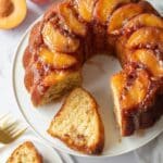 Peach Cobbler Pound Cake Recipe